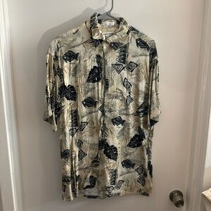 Vintage Pierre Cardin - Size Medium - Button Down Print